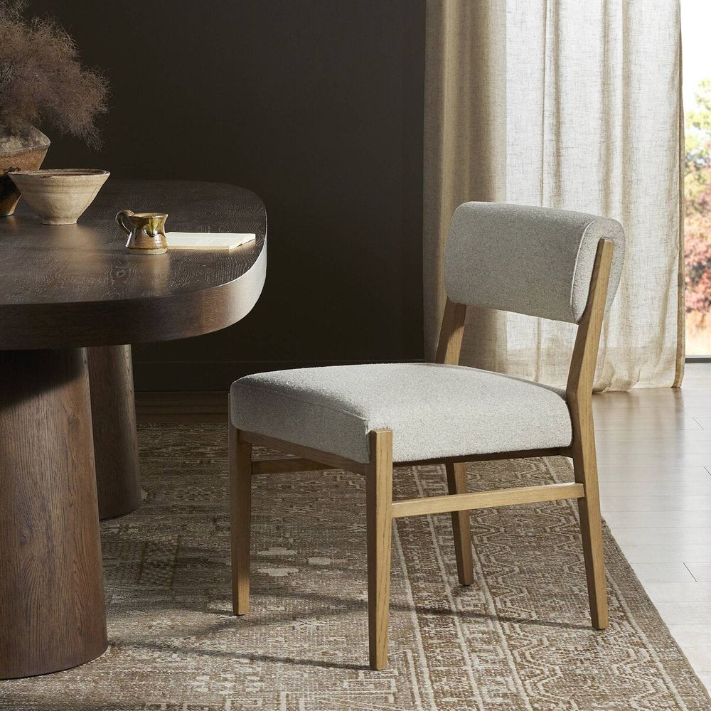 Dining Chairs Navid Dining Chair: Weslie Flax - Smoked Grey