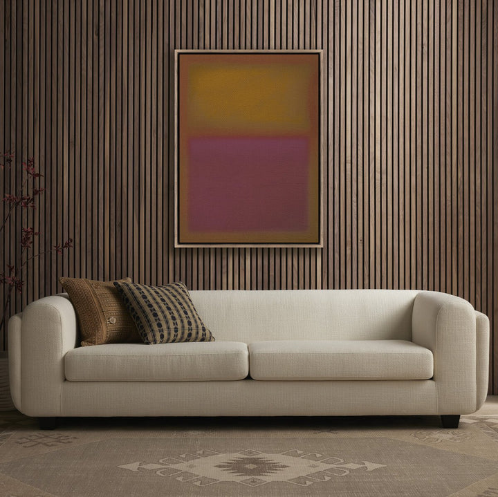 Composition Deep By Charles Stuart - 30"X40" - Rustic Walnut