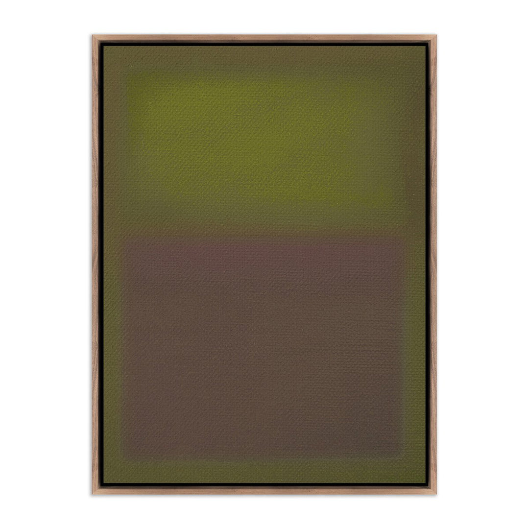 Composition Verdant By Charles Stuart - 18"X24" - Rustic Walnut