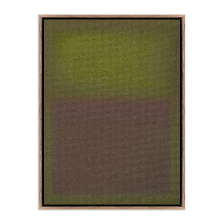 Composition Verdant By Charles Stuart - 18"X24" - Rustic Walnut