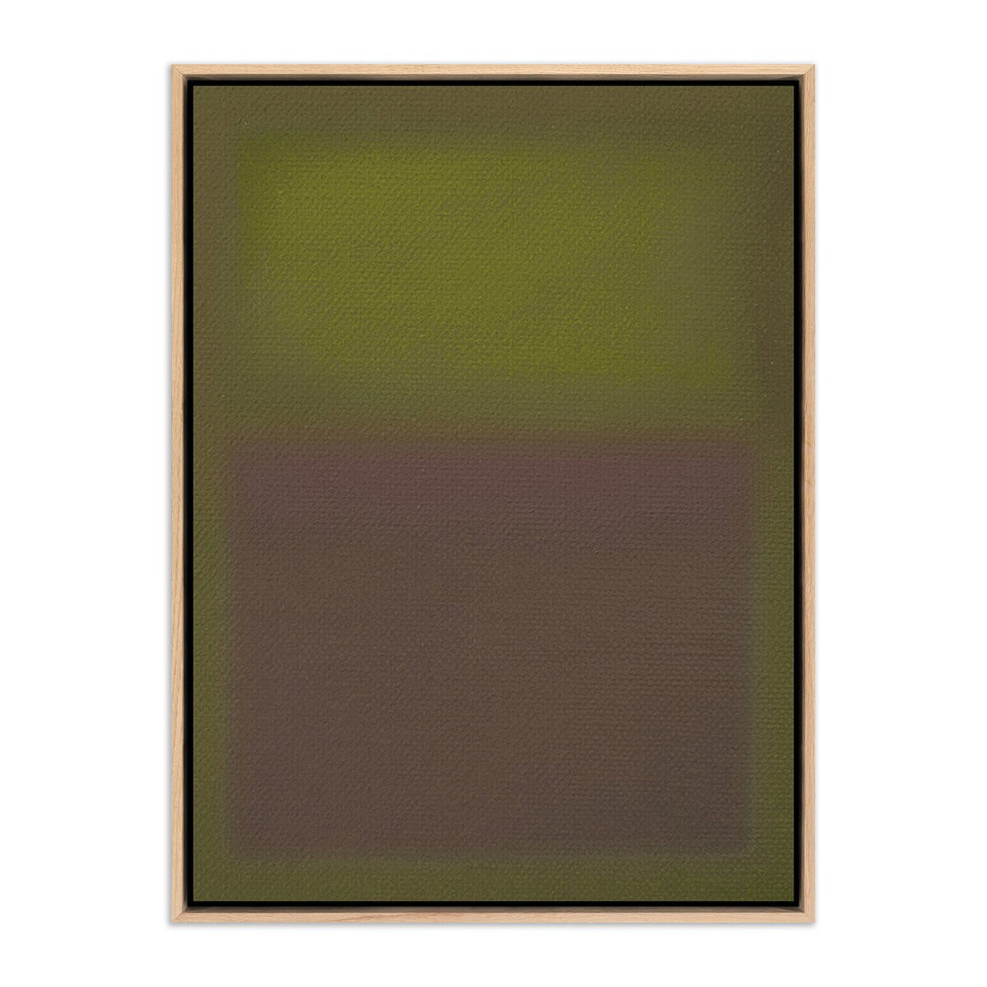 Composition Verdant By Charles Stuart - 24"X32" - White Oak