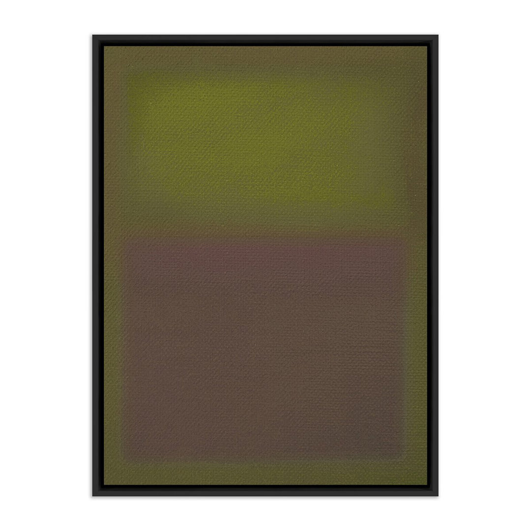 Composition Verdant By Charles Stuart - 24"X32" - Black Maple