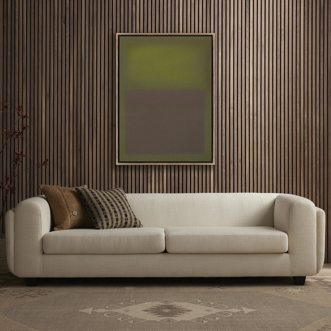 Composition Verdant By Charles Stuart - 30"X40" - Rustic Walnut