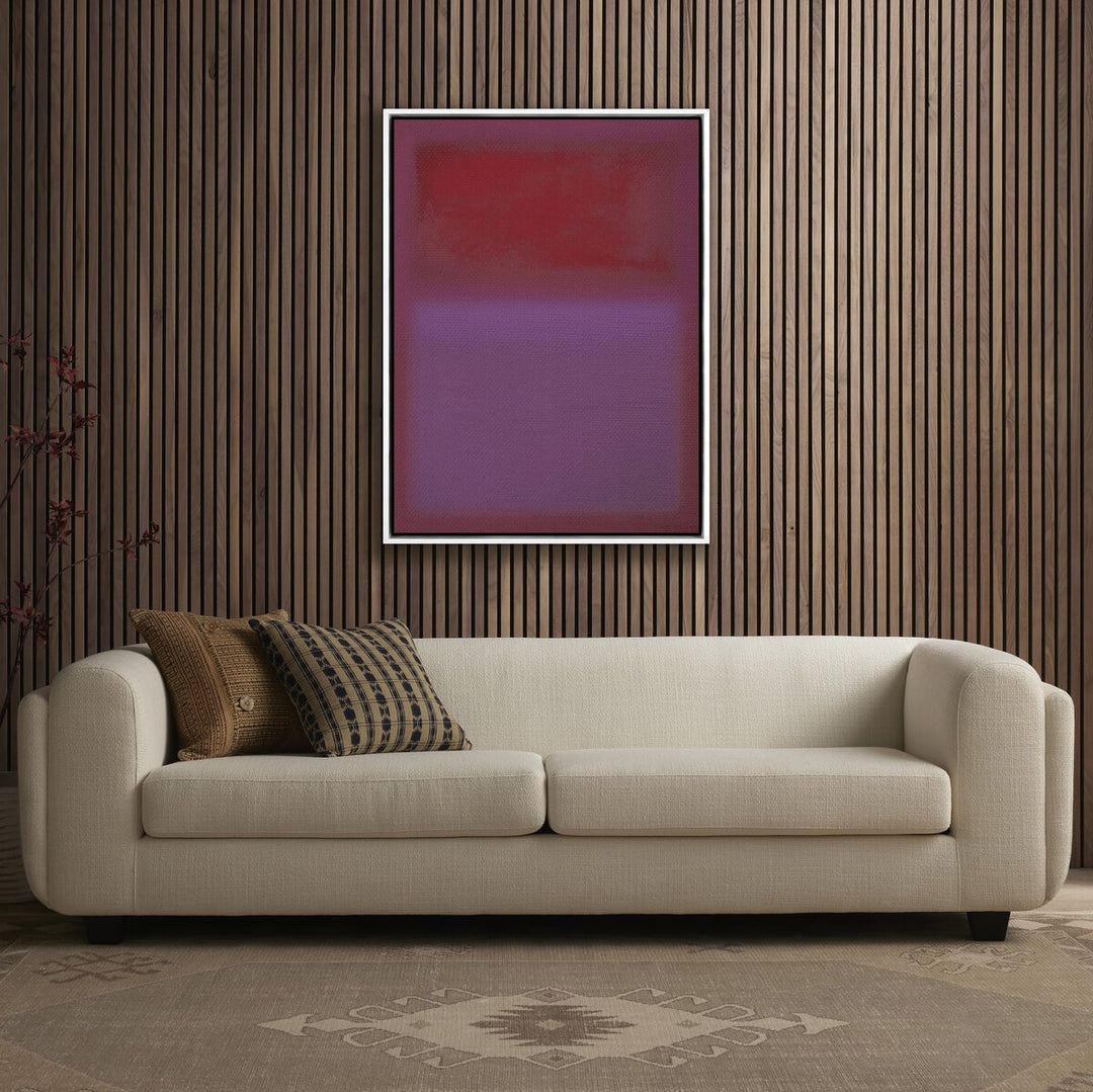 Composition Violet By Charles Stuart - 30"X40" - White Maple