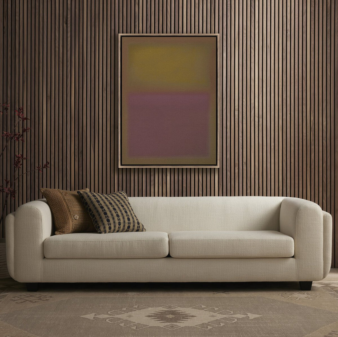 Compositon Neutral By Charles Stuart - 30"X40" - Rustic Walnut