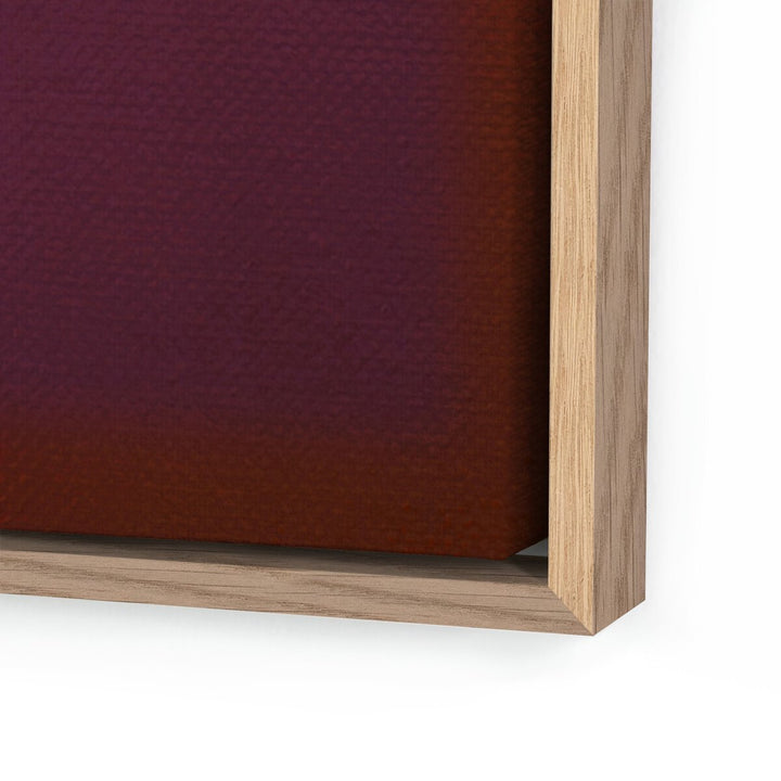 Composition Burgundy By Charles Stuart - 18"X24" - White Oak