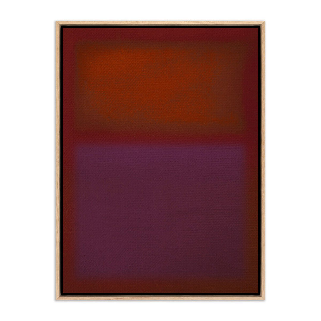 Composition Burgundy By Charles Stuart - 18"X24" - White Oak