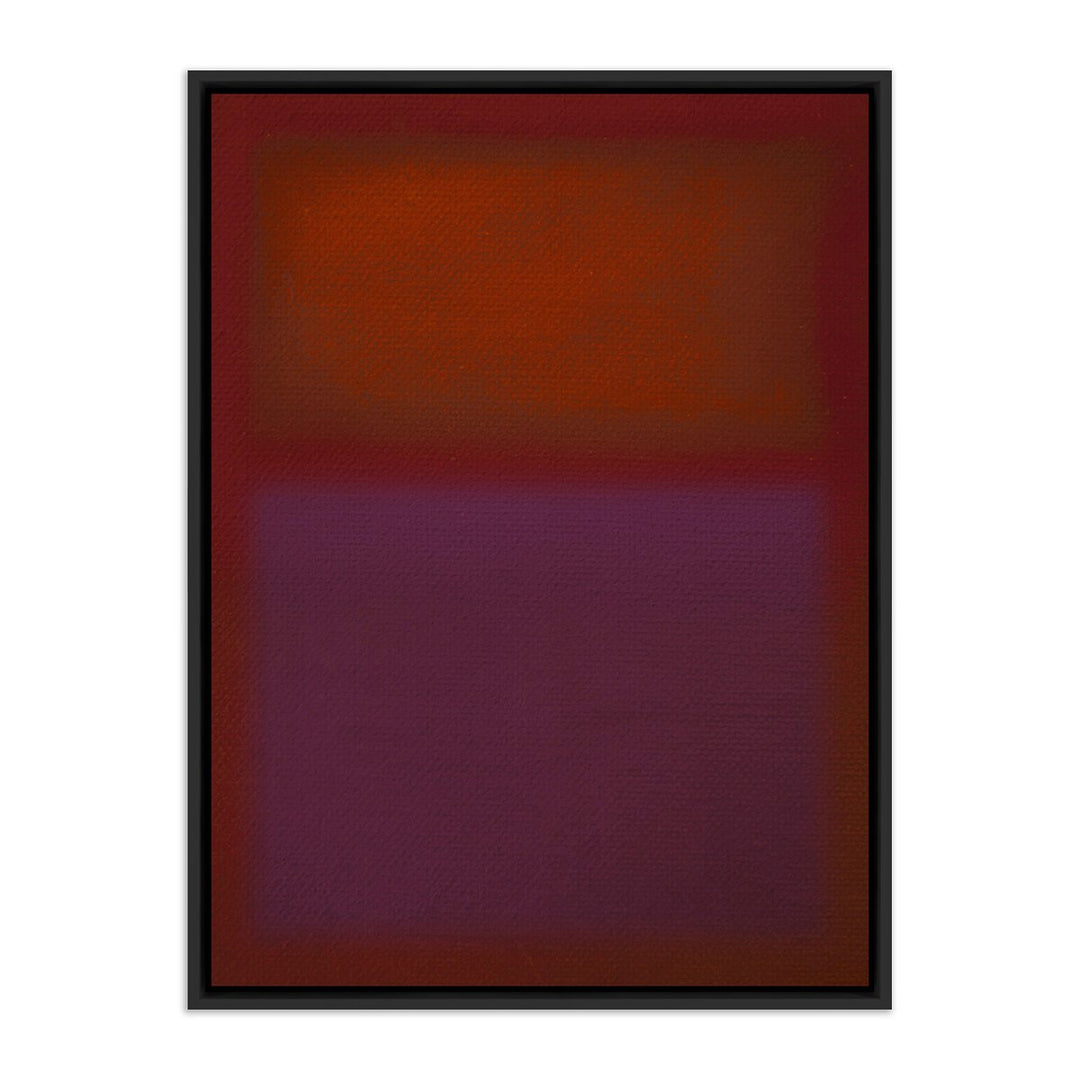 Composition Burgundy By Charles Stuart - 30"X40" - Black Maple