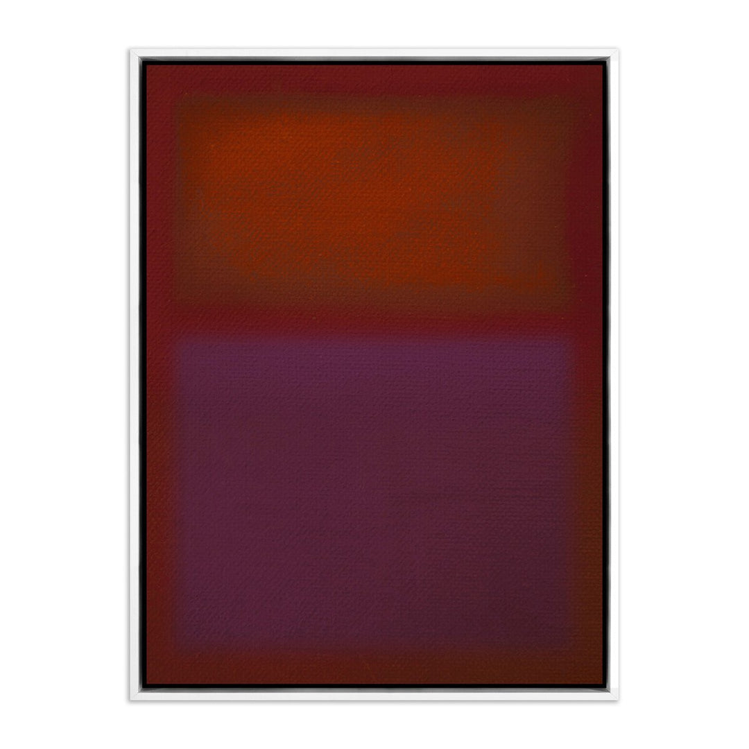 Composition Burgundy By Charles Stuart - 30"X40" - Whtie Maple