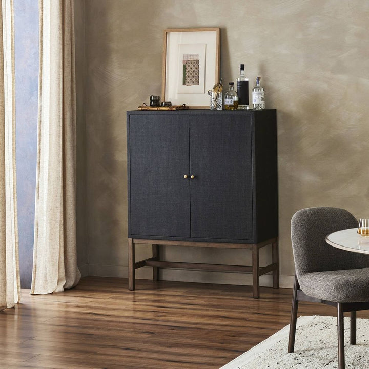 Bar Storage: Cabinets Fiona Bar Cabinet - Russet Mahogany