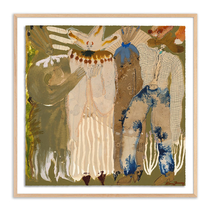 Body Snatchers By Caroline Pinney - 32"X32" - White Oak