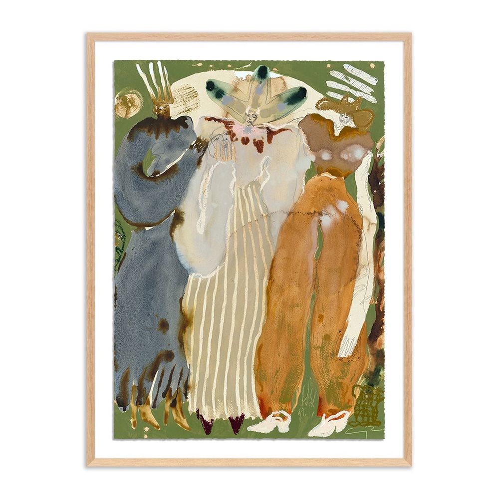Wall Art The Beacon By Caroline Pinney - 18"X24" - White Oak