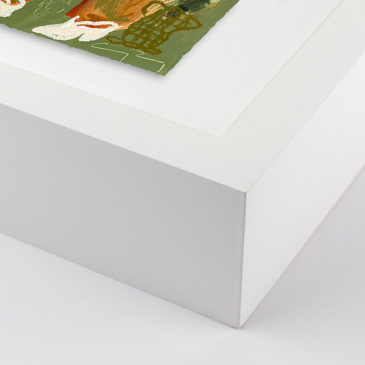 Wall Art The Beacon By Caroline Pinney - 36"X48" - White Maple