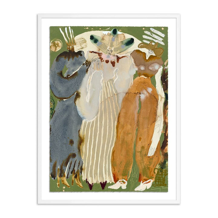 Wall Art The Beacon By Caroline Pinney - 36"X48" - White Maple