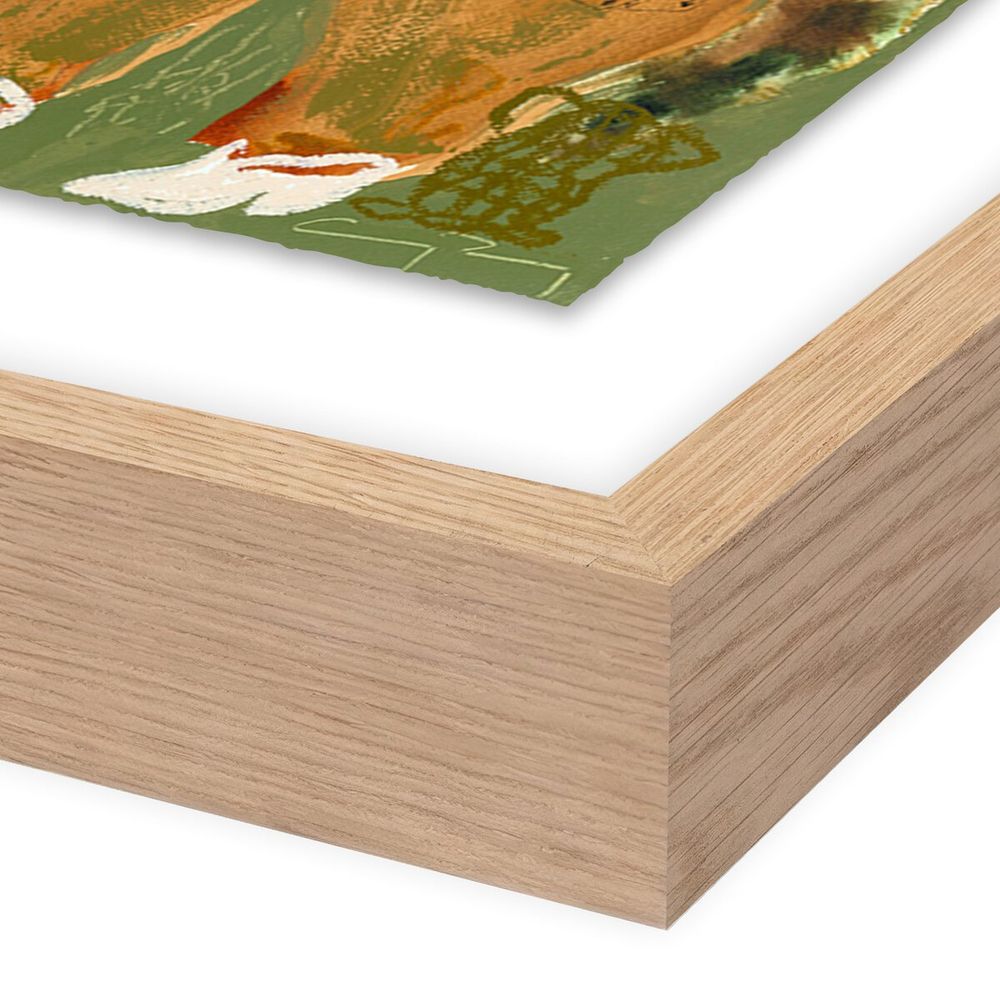 Wall Art The Beacon By Caroline Pinney - 30"X40" - White Oak