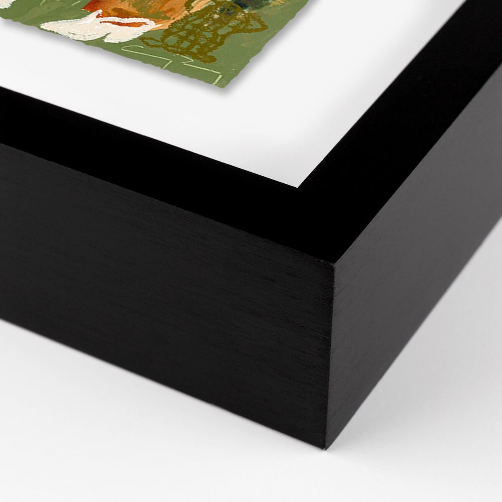 Wall Art The Beacon By Caroline Pinney - 24"X32" - Black Maple