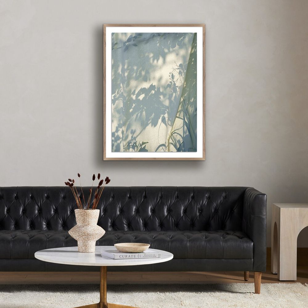 Wall Art Moon Swing By Fountain Grass Studios - 30"X40" - Rustic Walnut