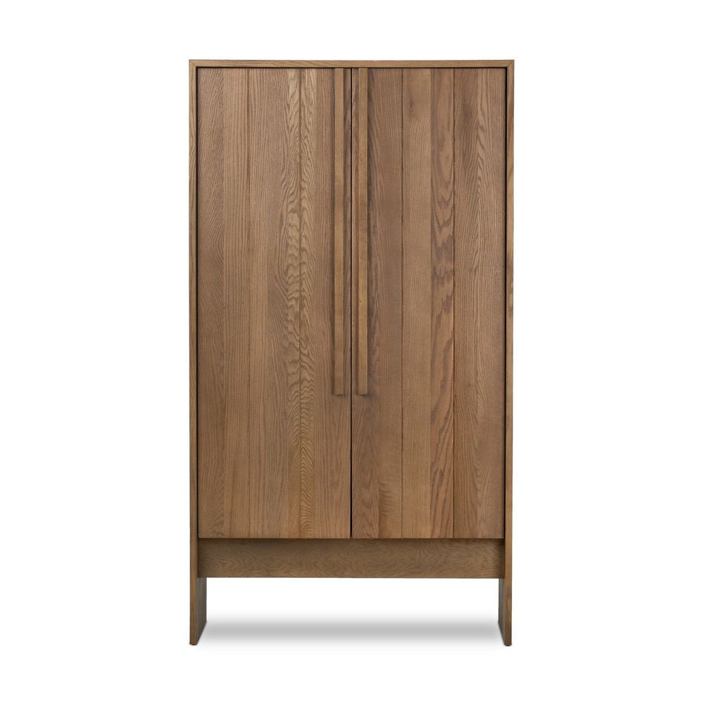 Cabinets & Curios Elgin Cabinet - Sandy Oak Veneer