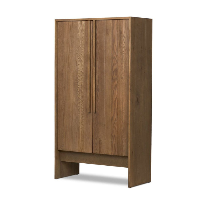 Cabinets & Curios Elgin Cabinet - Sandy Oak Veneer