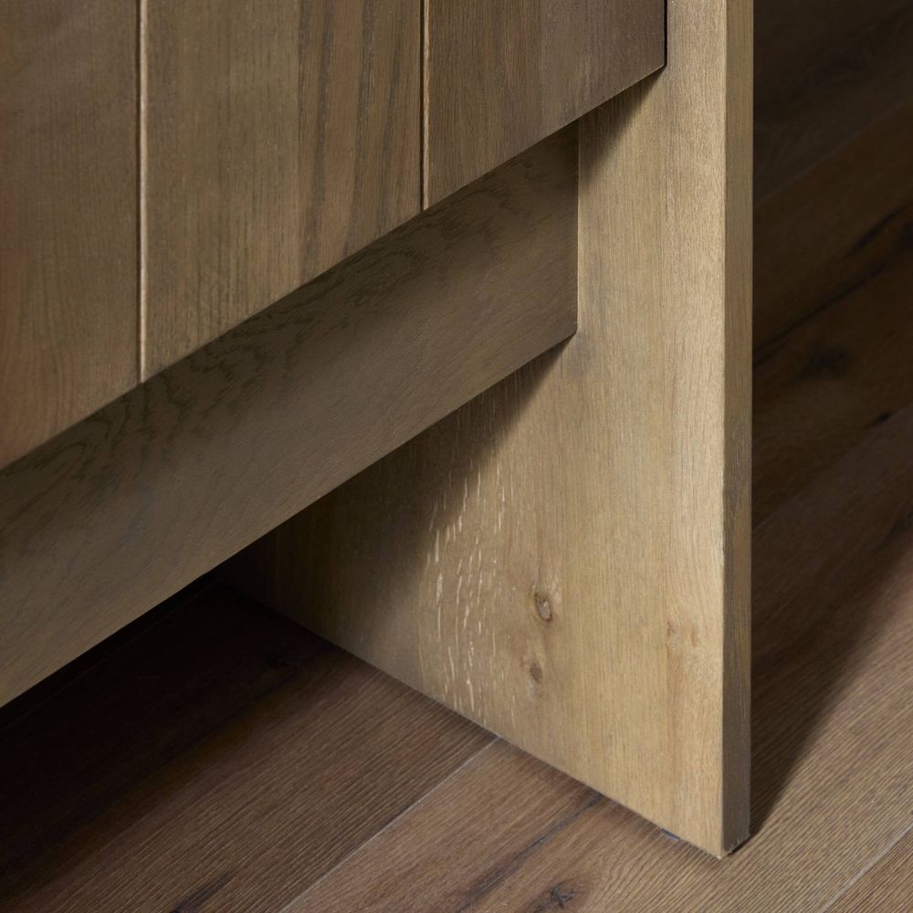 Cabinets & Curios Elgin Cabinet - Sandy Oak Veneer
