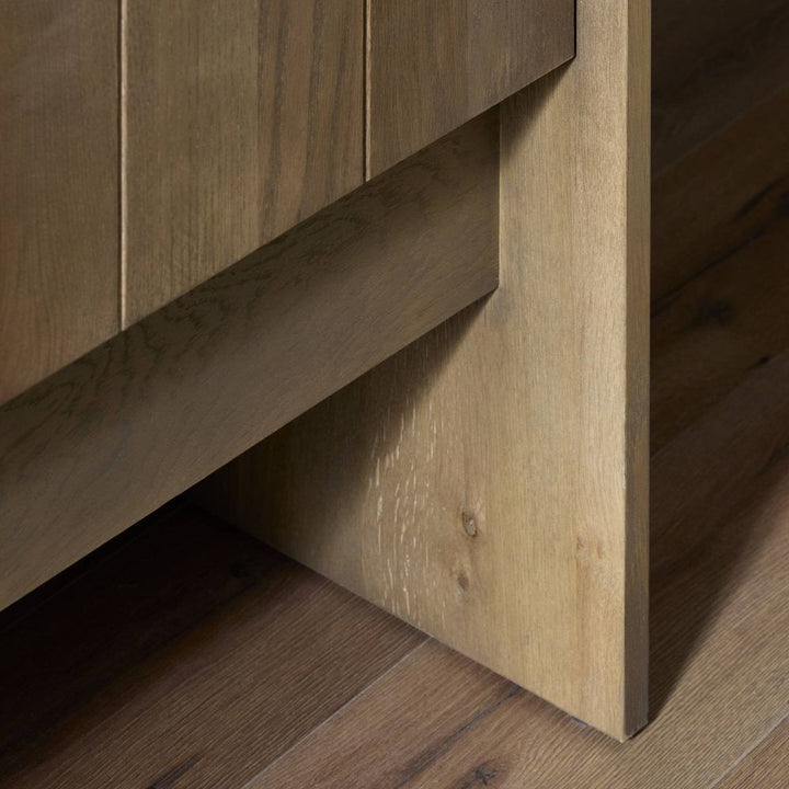 Cabinets & Curios Elgin Cabinet - Sandy Oak Veneer