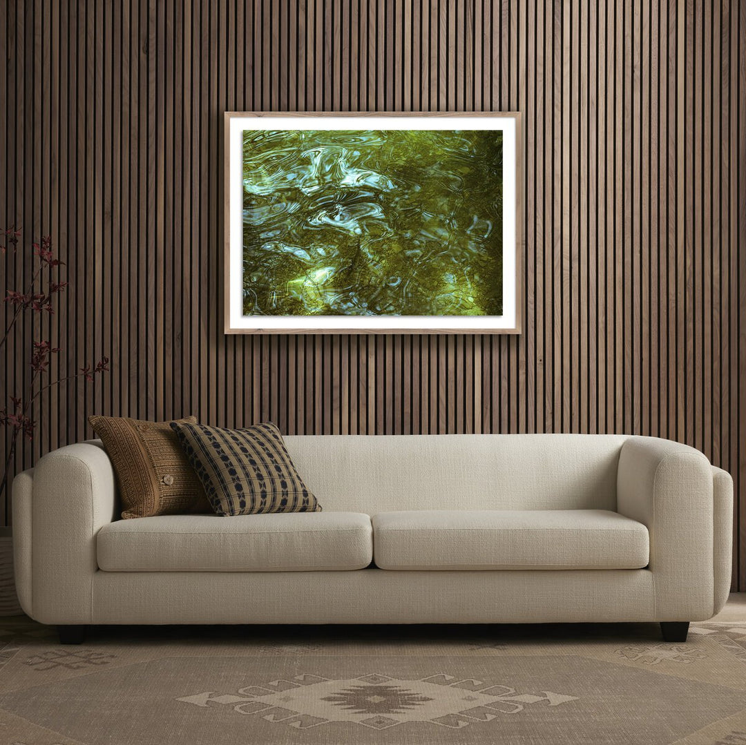 Green Dose No. 1 By Ella Virginia West - 30"X40" - Rustic Walnut