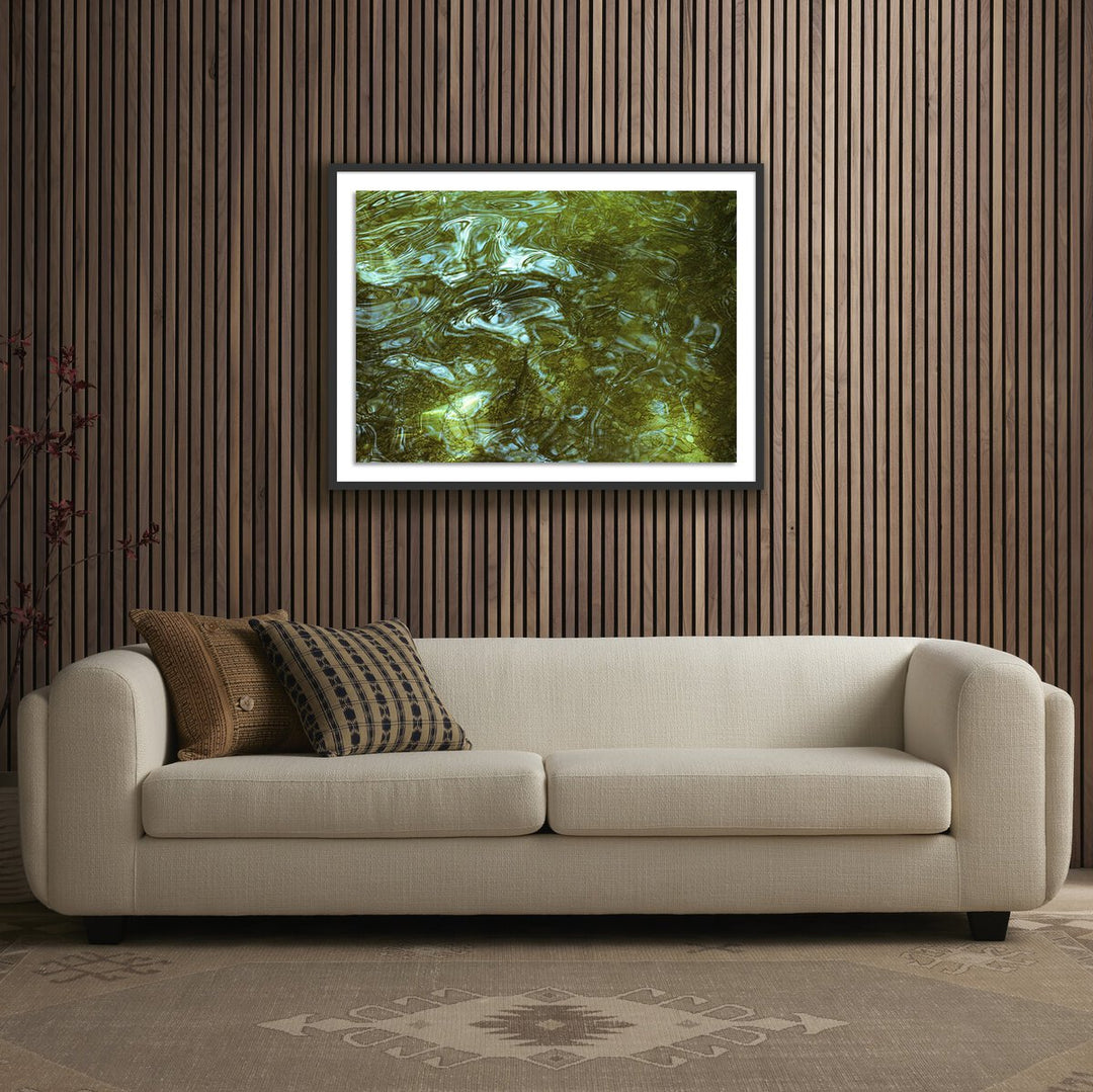 Green Dose No. 1 By Ella Virginia West - 36"X48" - Black Maple