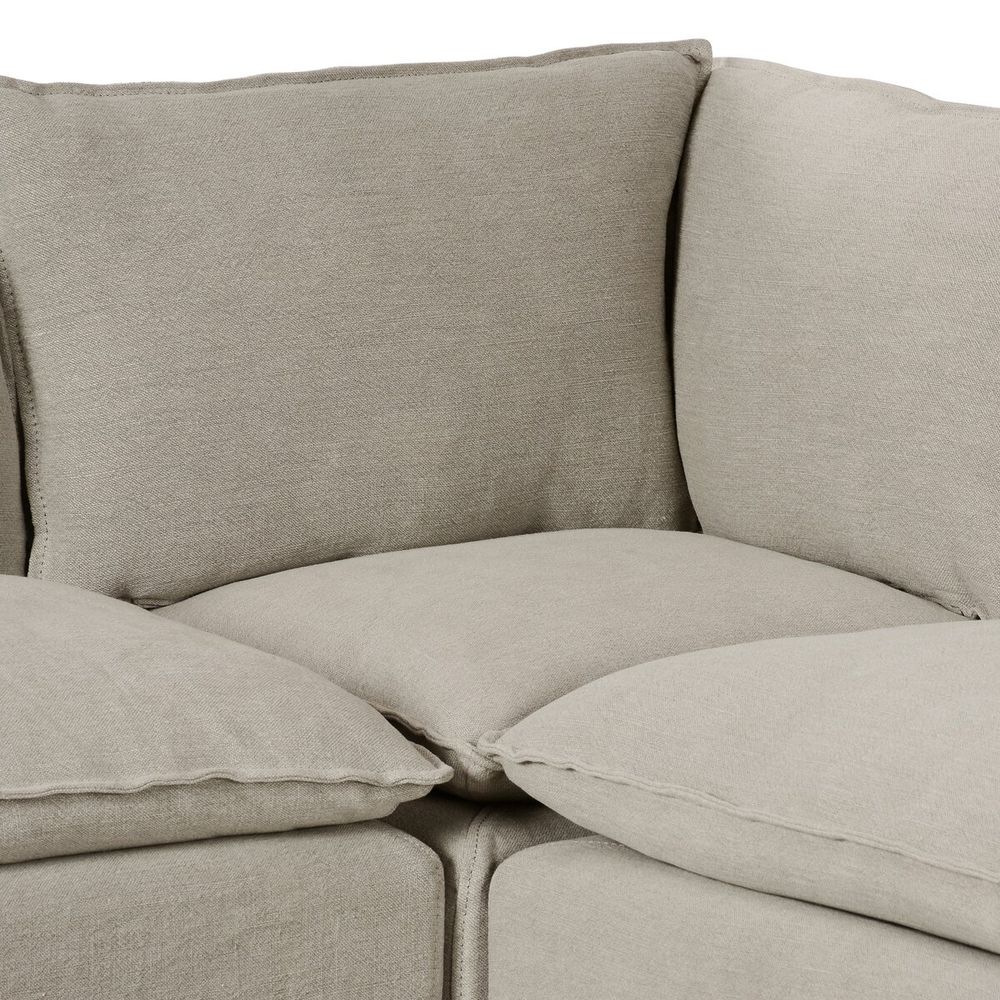 Andre Slipcover Dining Banquette L-Shape