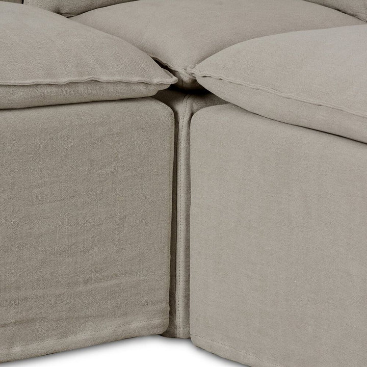 Andre Slipcover Dining Banquette L-Shape
