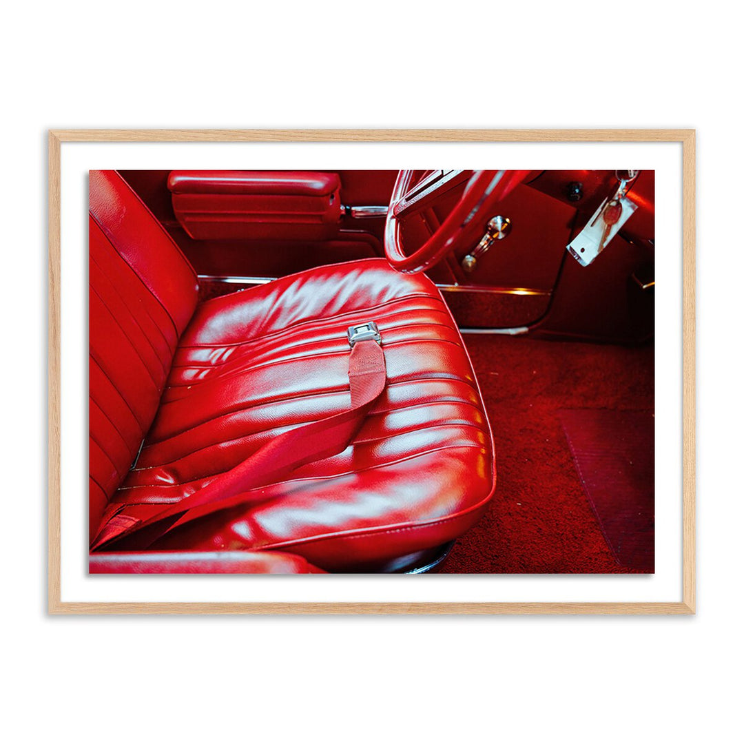 L'S Car By Ella Virginia West - 40"X30" - White Oak - Framed Paper