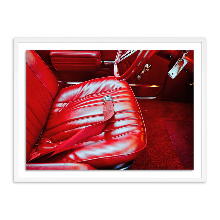 L'S Car By Ella Virginia West - 48"X36" - White Maple - Framed Paper