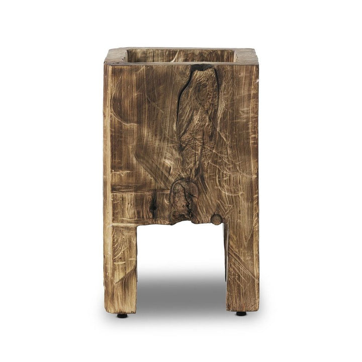 Tora Planter Medium: Burnt Reclaimed
