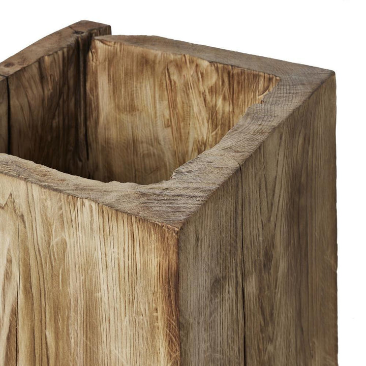Tora Planter Medium: Burnt Reclaimed