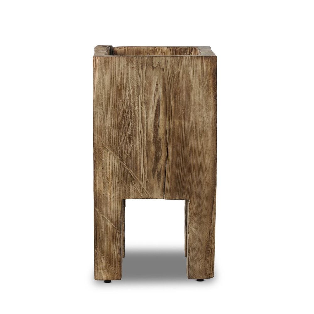 Tora Planter Medium: Burnt Reclaimed