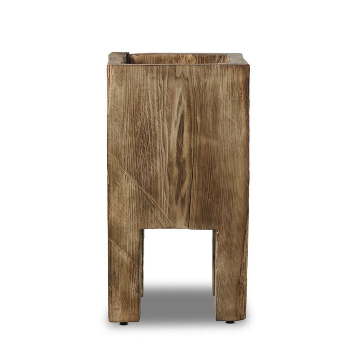 Tora Planter Medium: Burnt Reclaimed