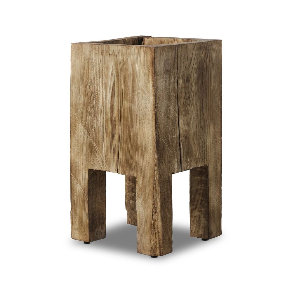 Tora Planter Medium: Burnt Reclaimed