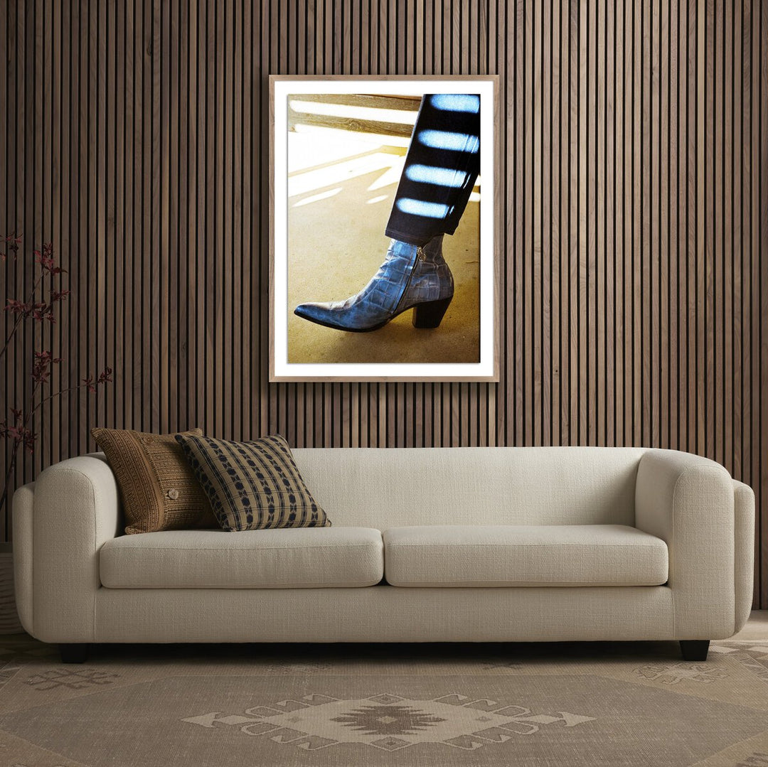 The Boot By Ella Virginia West - 30"X40" - Rustic Walnut