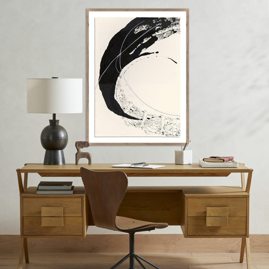 Wave By K Studio - 30"X40" - Rustic Walnut