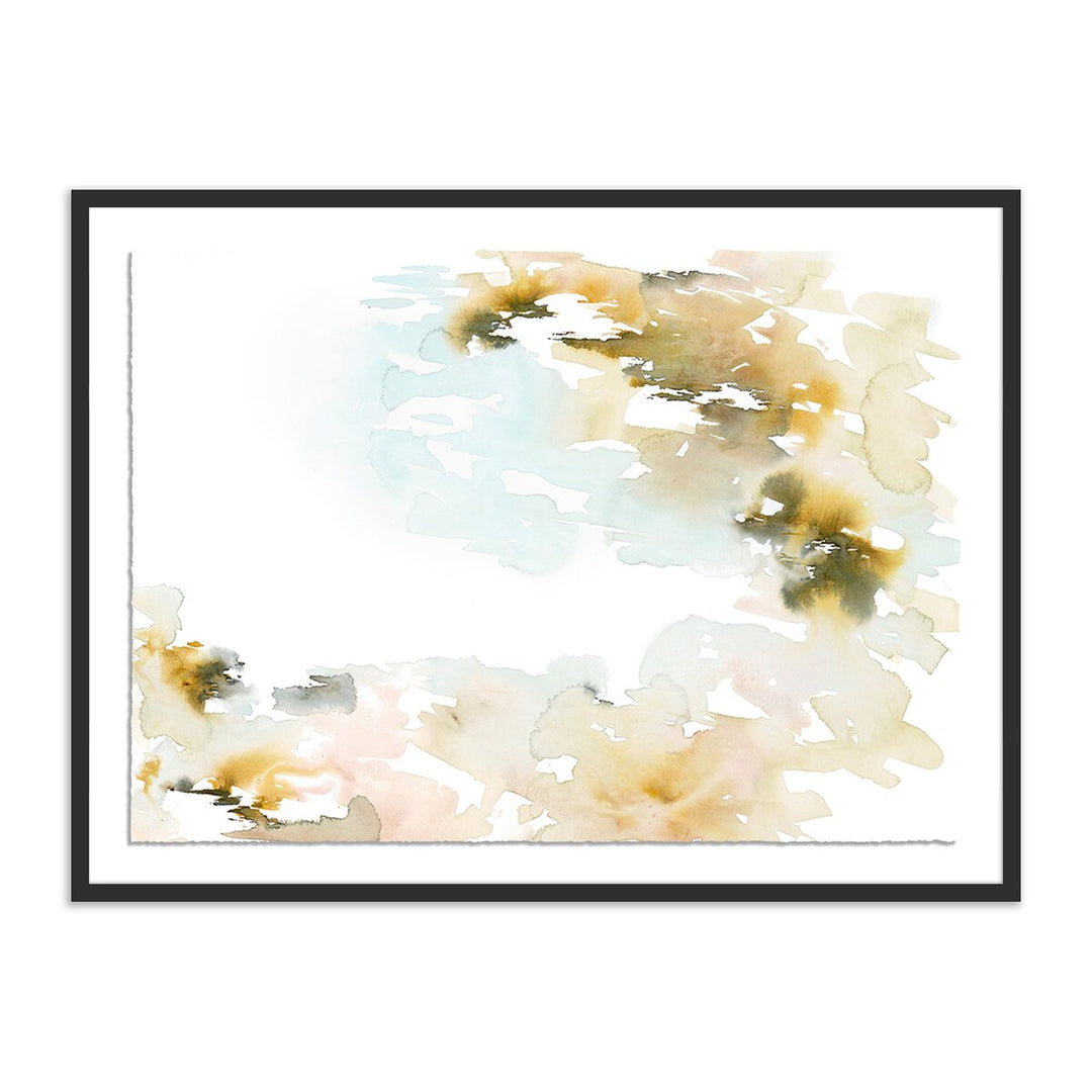 Coastline Iv By Lesley Frenz - 24"X32" - Black Maple