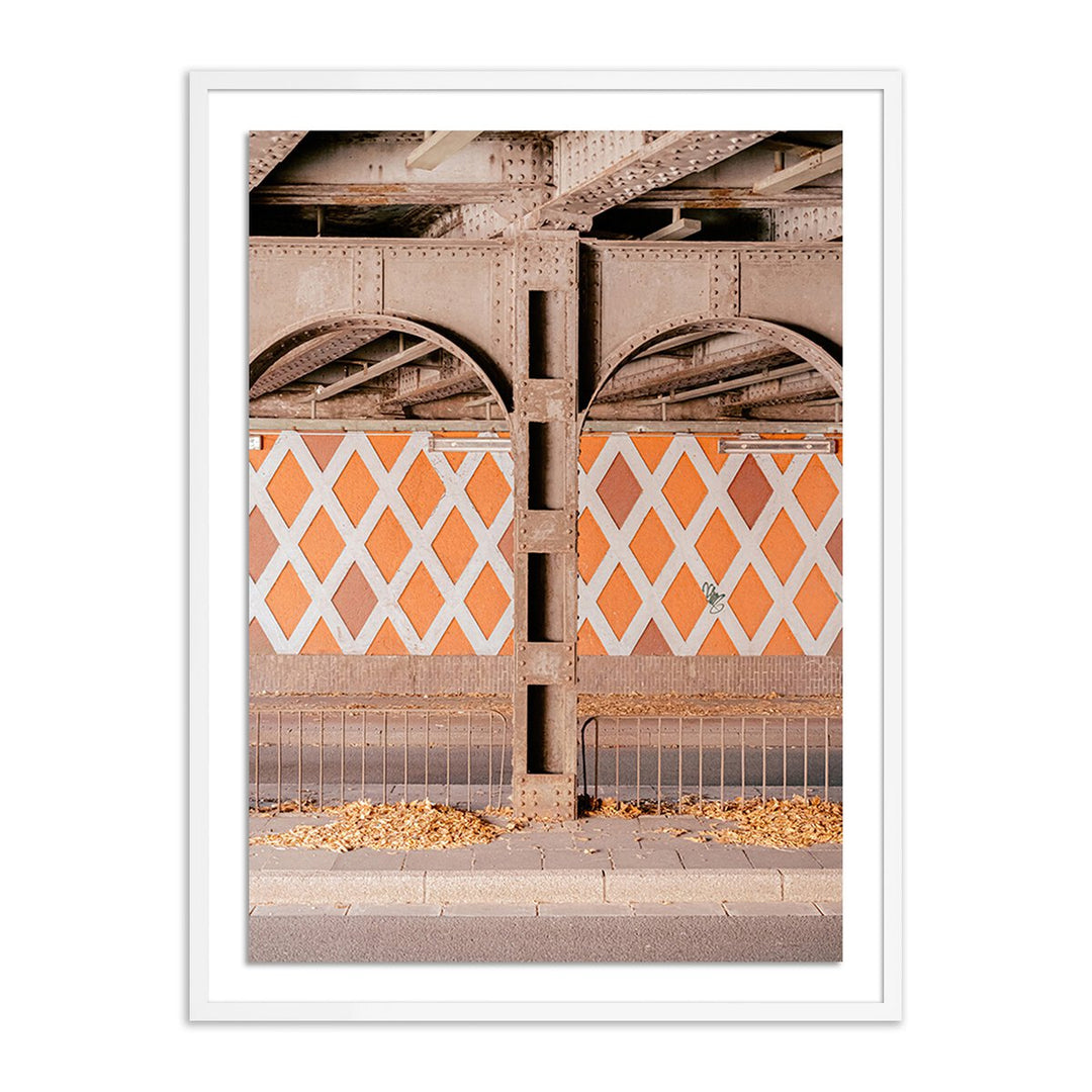 Under The Bridge By Markus Bex - 18"X24" - White Maple