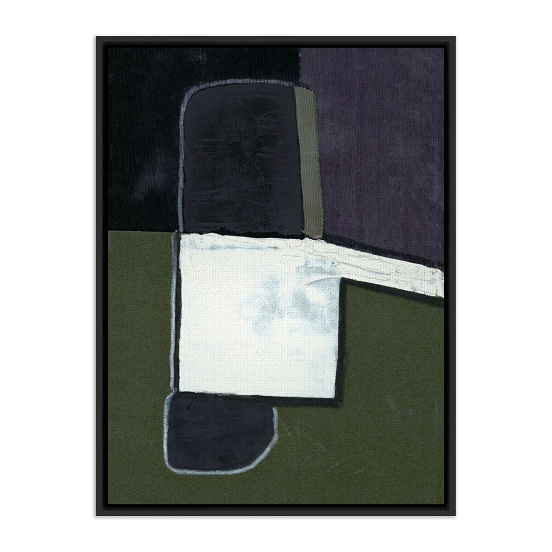 With Love Iv By Raoul Morren - 36"X48" - Black Maple Floater