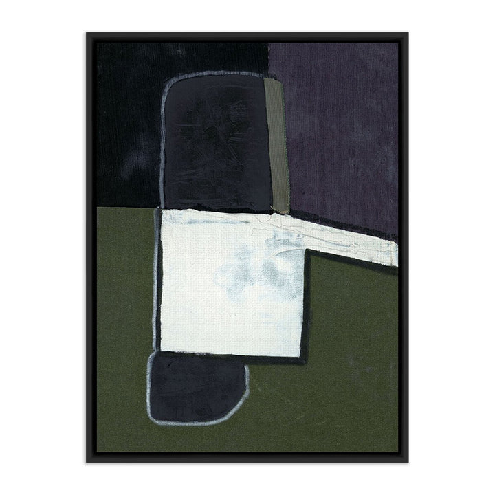 With Love Iv By Raoul Morren - 24"X32" - Black Maple Floater