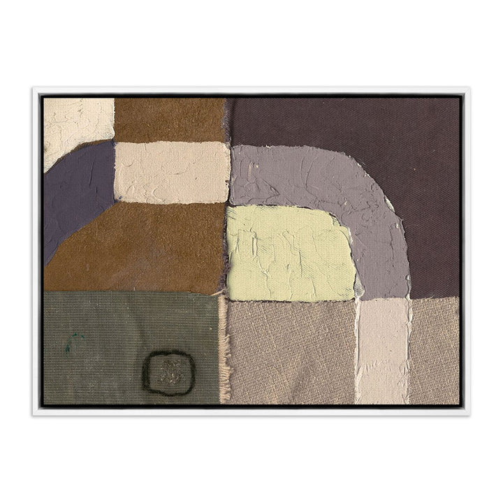 Textile 1 By Raoul Morren - 30"X40" - White Maple Floater