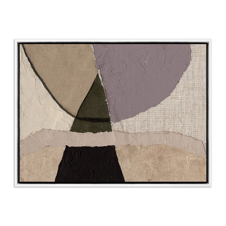 Textile 2 By Raoul Morren - 36"X48" - White Maple Floater