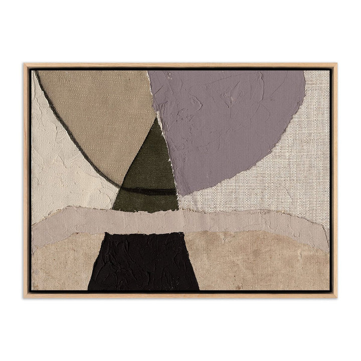 Textile 2 By Raoul Morren - 30"X40" - White Oak Floater