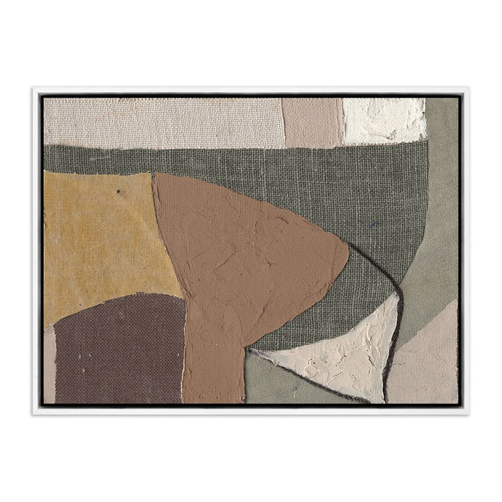 Textile 4 By Raoul Morren - 30"X40" - White Maple Floater