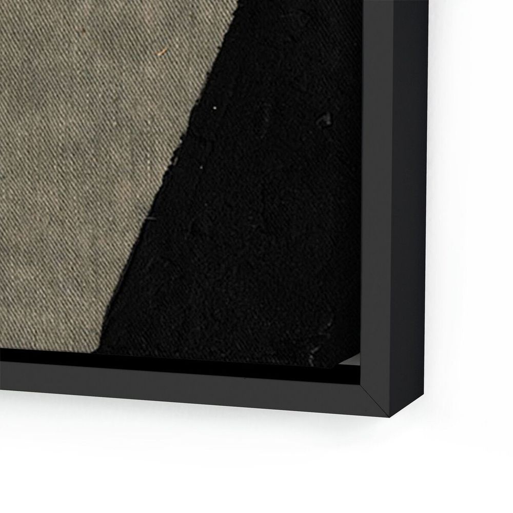 Wall Art Textile 5 By Raoul Morren - 24"X32" - Black Maple Floater
