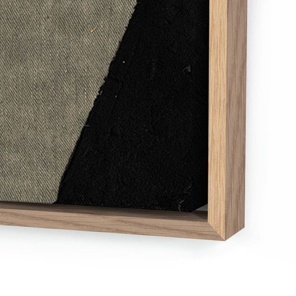 Wall Art Textile 5 By Raoul Morren - 36"X48" - White Oak Floater