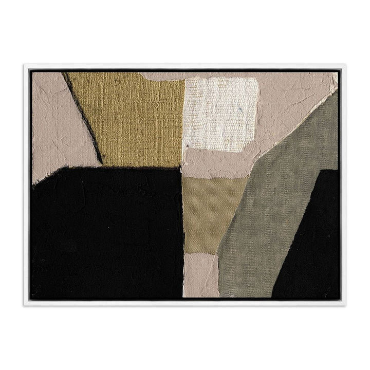 Wall Art Textile 5 By Raoul Morren - 24"X32" - White Maple Floater