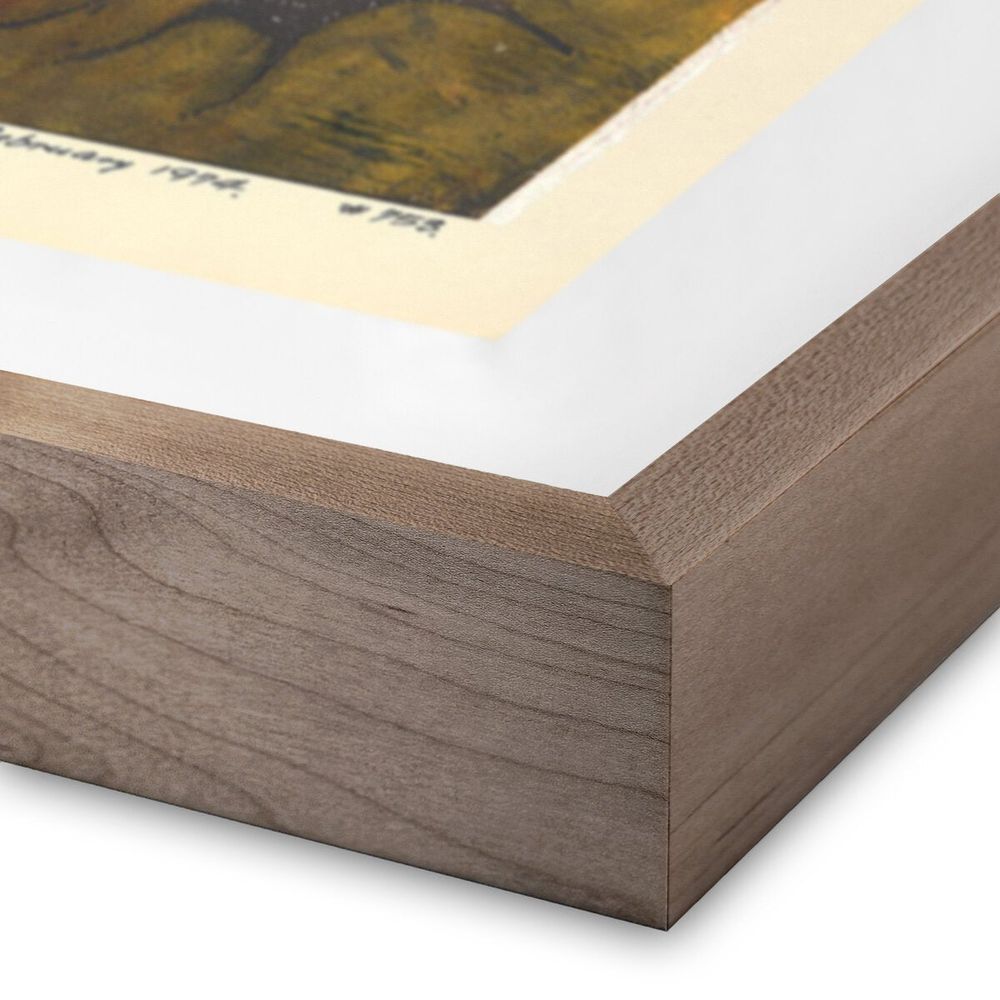 Wall Art Experminet Ii By Pepi Sprohge - 24"X20.5" - Rustic Walnut